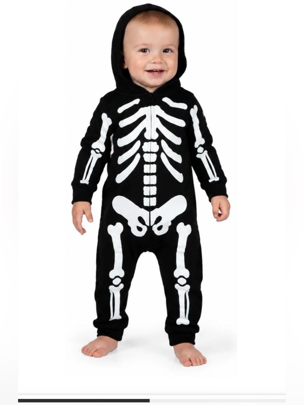 Tipsy Elves Baby Toddler Skeleton Outfit 12 M NWT